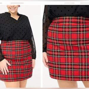 NWT Jcrew A-line Tartan Skirt